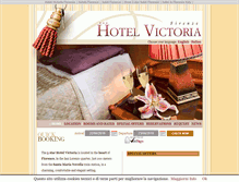 Tablet Screenshot of hotelvictoriaflorence.com